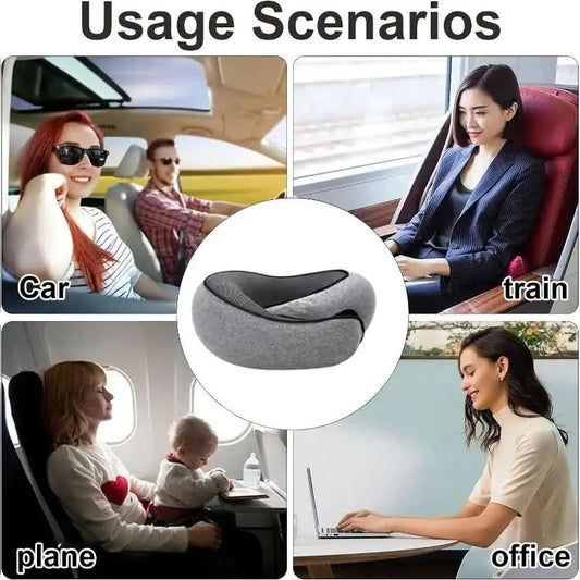 Memory Foam Travel Neck Pillow Snail Style: The Perfect Solution for Every Trip