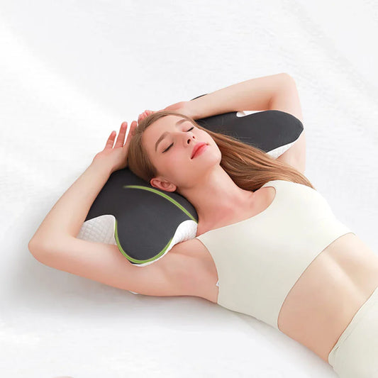 Say Goodbye to Morning Neck Pain: Sleep Better with the Ergonomic Memory Foam Cervical Pillow