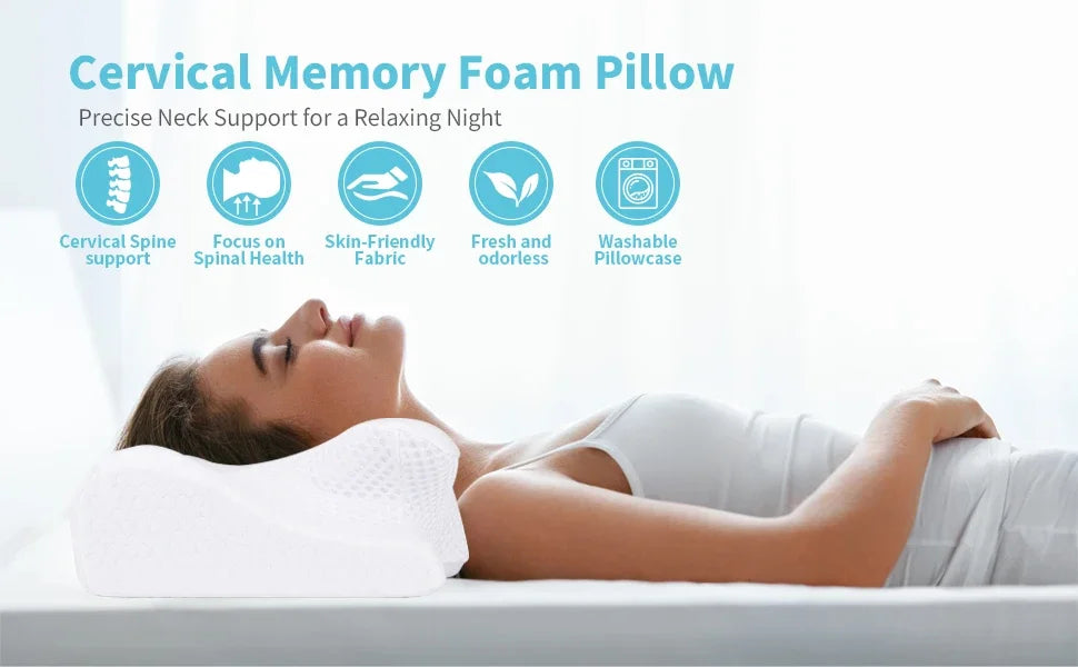 Sleep Better, Live Healthier with the Memory Foam Cervical Pillow