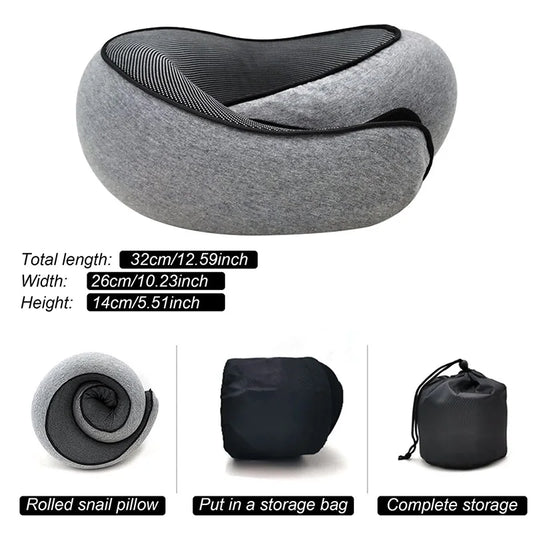 Detailed Review of the Snail Style Memory Foam Travel Neck Pillow: A Solution for Good Sleep on Every Journey?