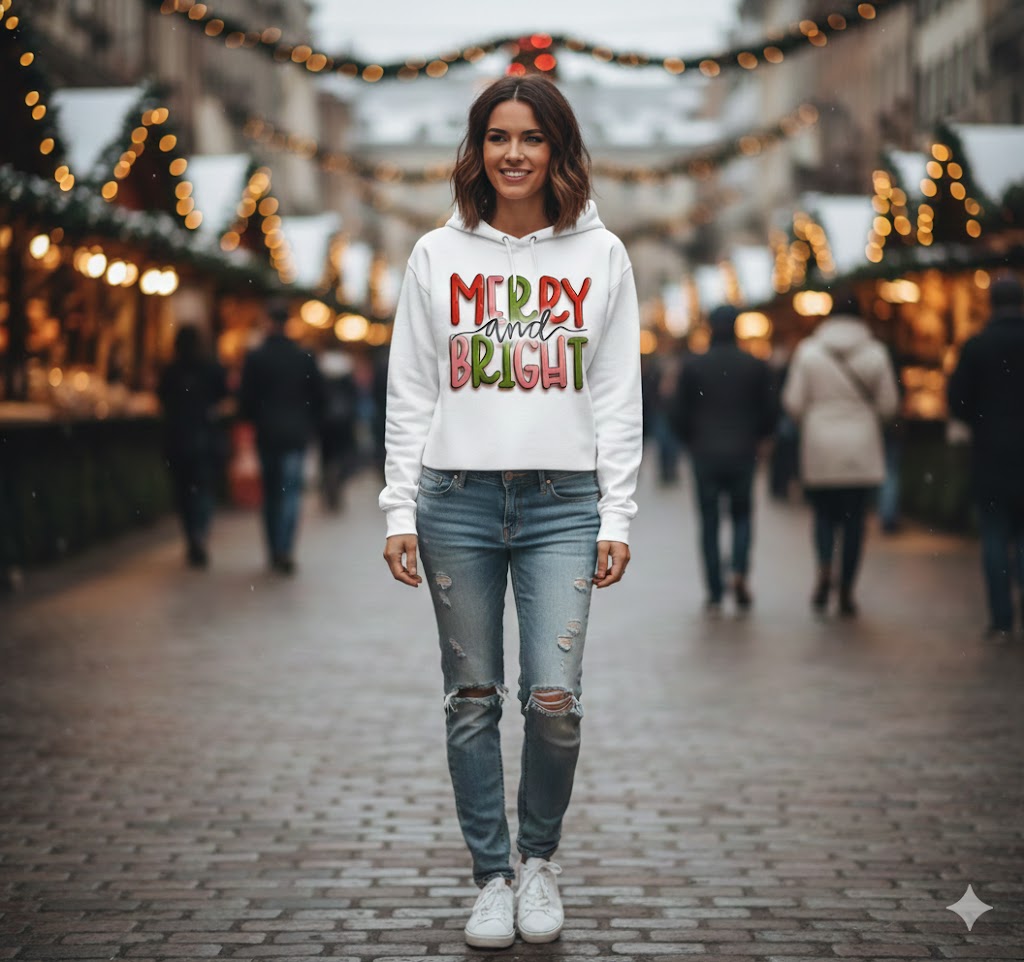 Painting the season Merry and Bright with a touch of urban edge. ✨