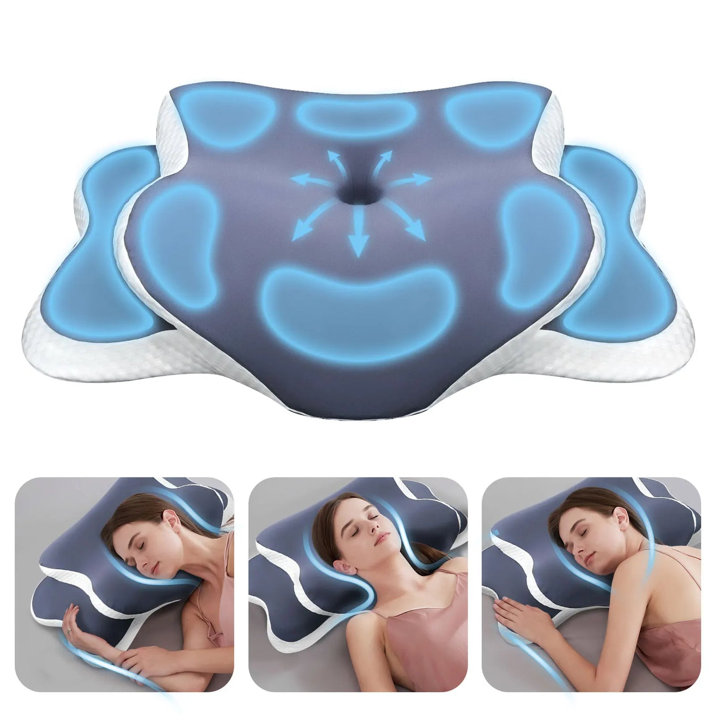 Memory Foam Pillow: Neck Pain Relief & Orthopedic Support for All Sleepers