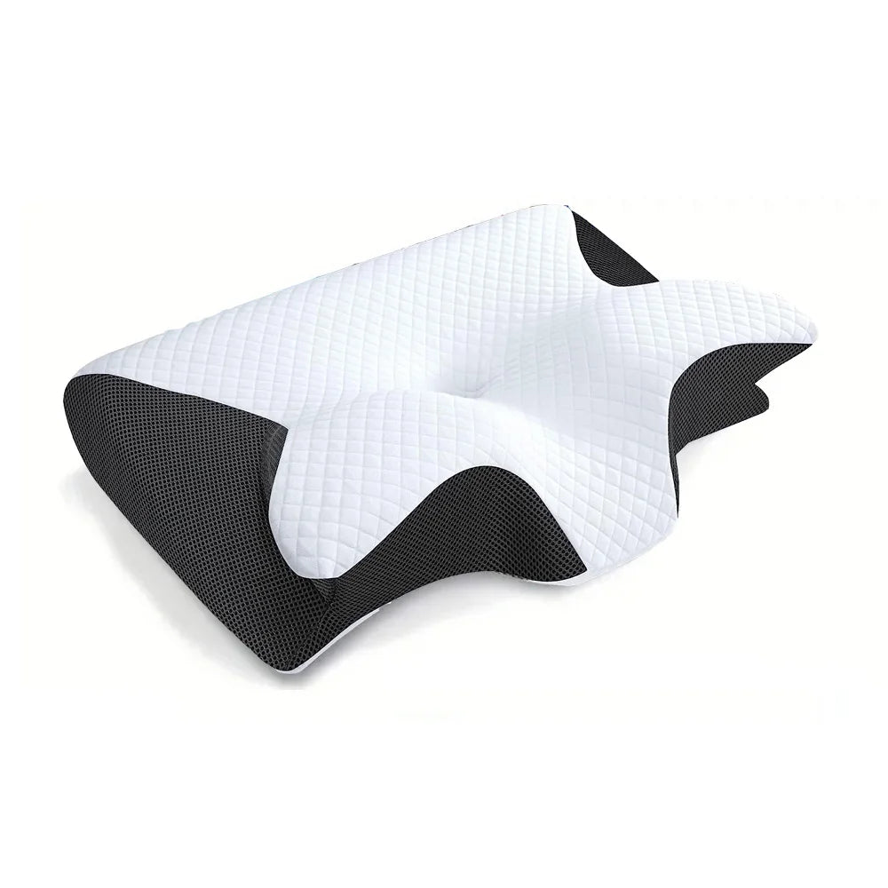 Memory Foam Cervical Pillow for Neck Pain Relief: Ergonomic Orthopedic Contour Support – Sleep Deeper Now