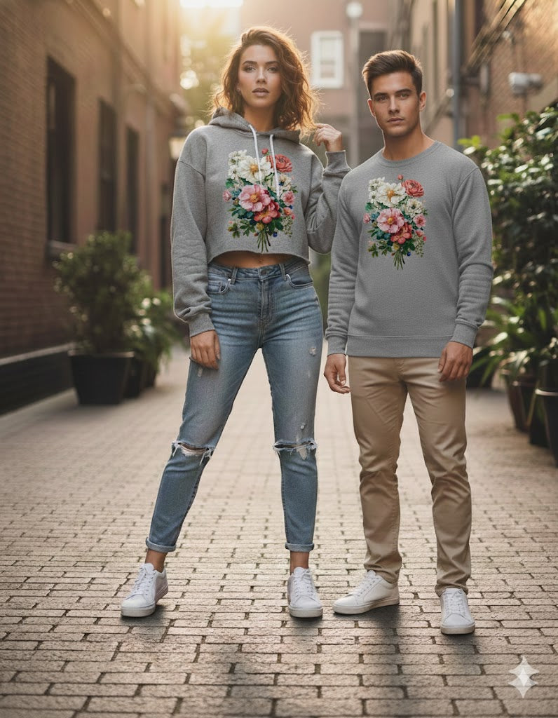 Eternal Bloom – Premium Floral Graphic T-Shirt | Radiant Nature-Inspired Streetwear Unisex t-shirt